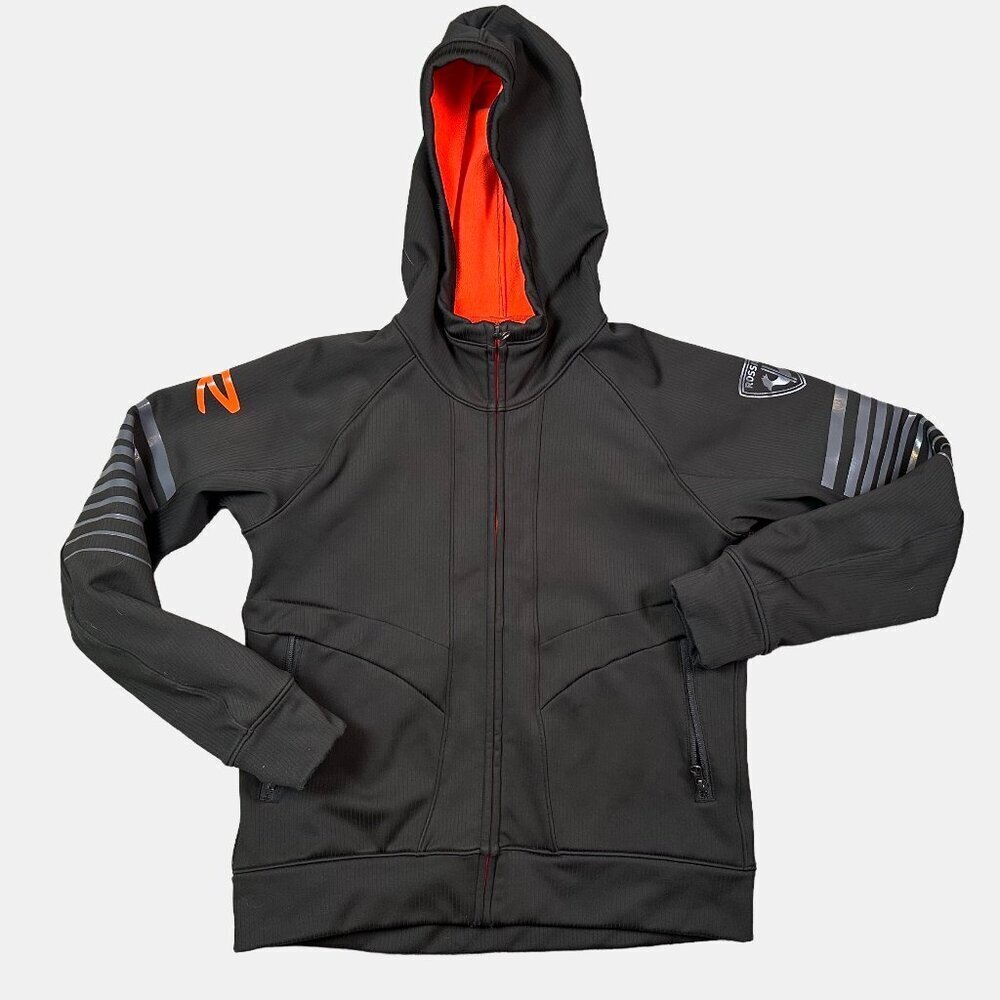Rossignol Slalom Softshell Skiing Jacket Black Grey Red Men's Est Size Small